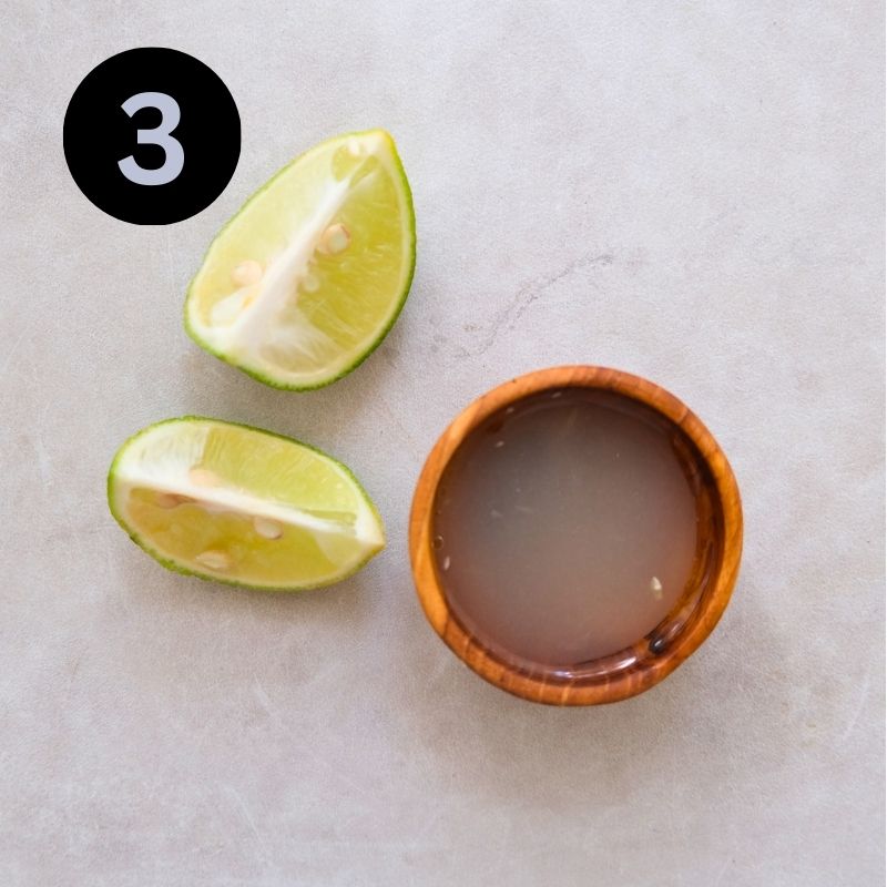 Step 3 - squeeze lime